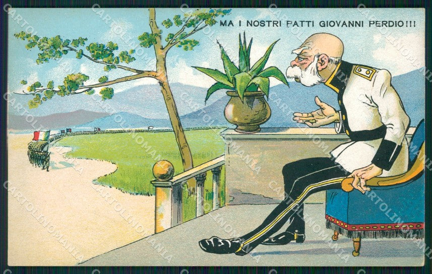 WW1 WWI Propaganda Kaiser Franz Joseph postcard XP3036 – fronte