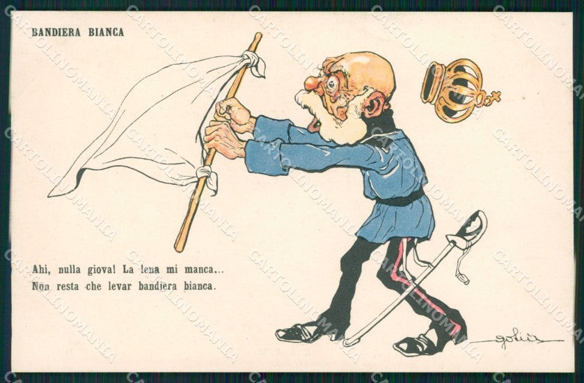 WW1 WWI Propaganda Kaiser Franz Joseph Golia postcard XP3038 – fronte