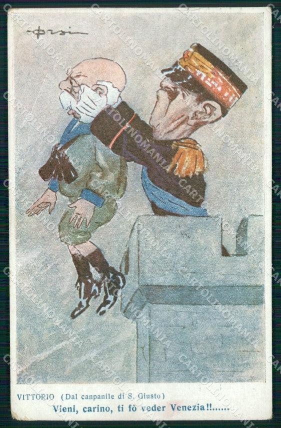 WW1 WWI Propaganda Kaiser Franz Joseph Savoia postcard XP3046 – fronte