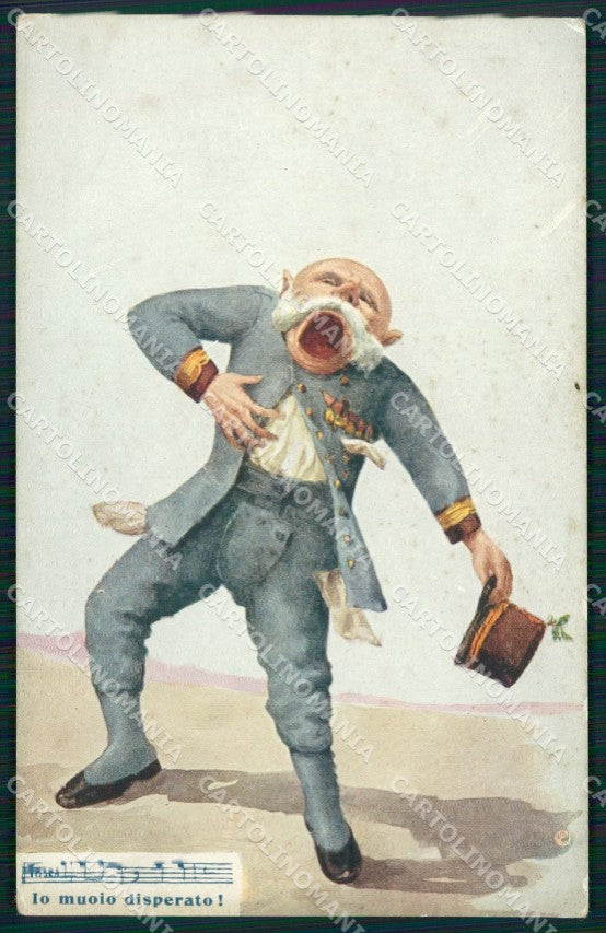 WW1 WWI Propaganda Kaiser Franz Joseph postcard XP3048 – fronte