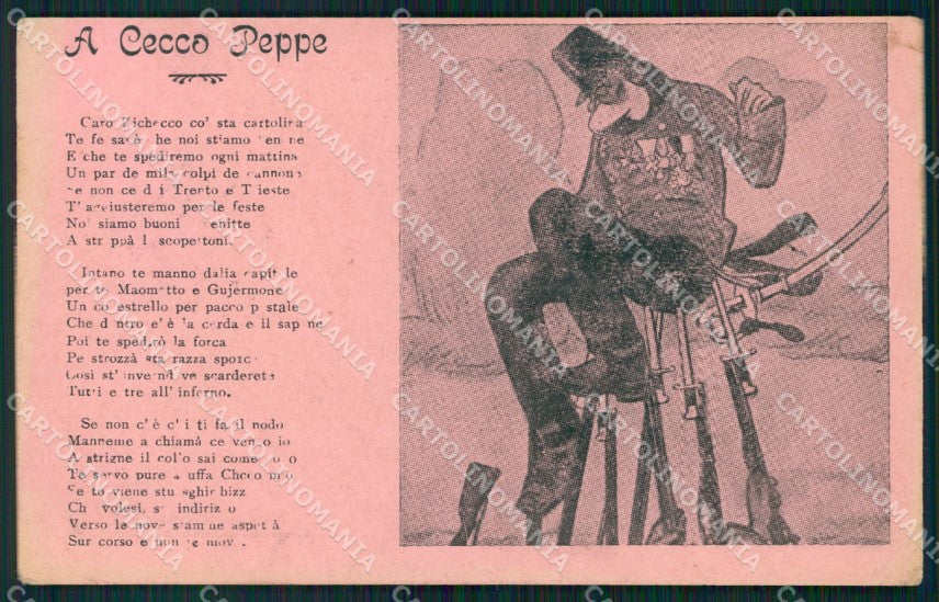 WW1 WWI Propaganda Kaiser Franz Joseph postcard XP3063 – fronte