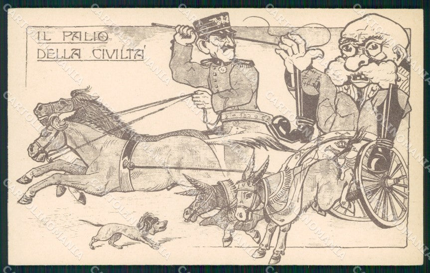 WW1 WWI Propaganda Kaiser Franz Joseph Savoia postcard XP3064 – fronte