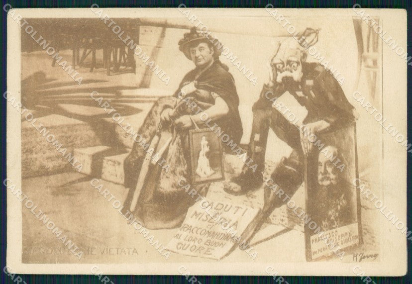 WW1 WWI Propaganda Kaiser Franz Joseph postcard XP3067 – fronte