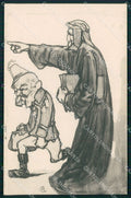 WW1 WWI Propaganda Kaiser Franz Joseph Dante postcard XP3085 – fronte
