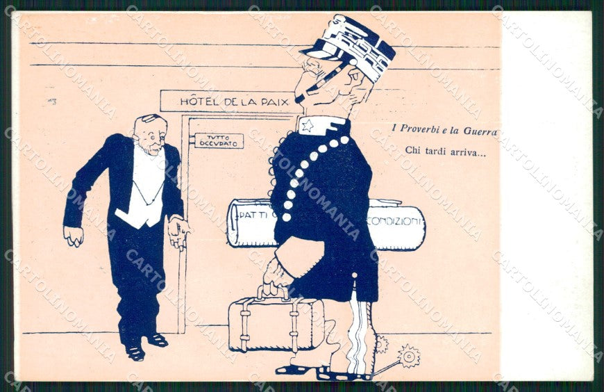 WW1 WWI Propaganda Savoia postcard XP3100 – fronte