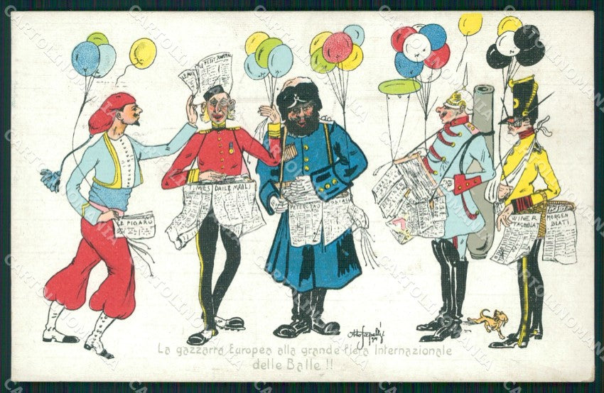 WW1 WWI Propaganda Russia postcard XP3101 – fronte