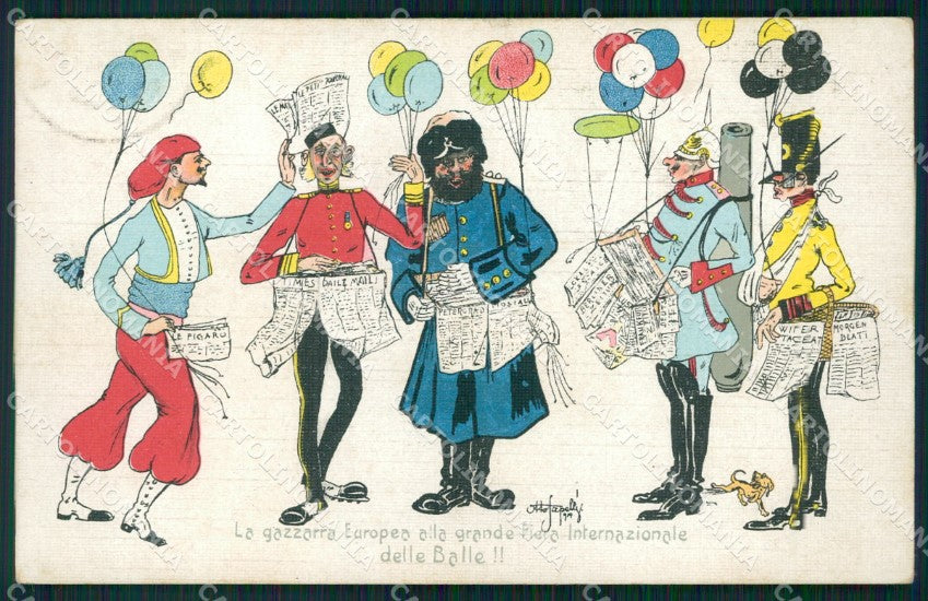 WW1 WWI Propaganda Russia postcard XP3102 – fronte