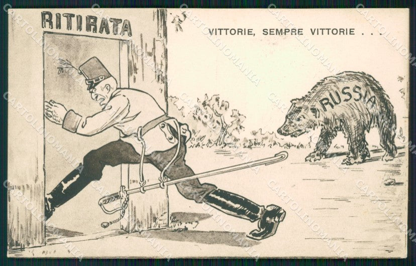 WW1 WWI Propaganda Kaiser Franz Joseph Russia postcard XP3116 – fronte