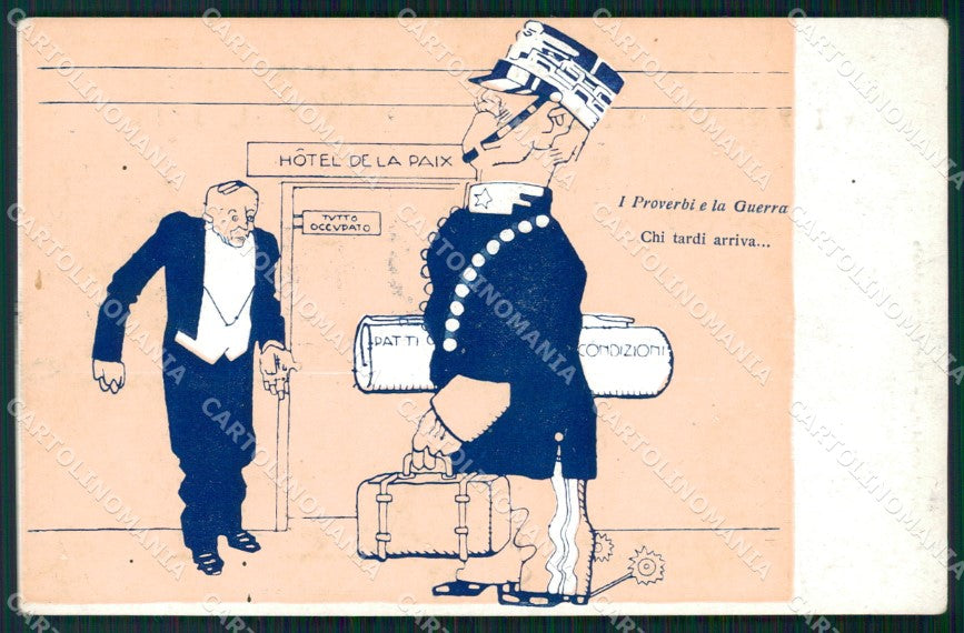 WW1 WWI Propaganda Savoia postcard XP3136 – fronte