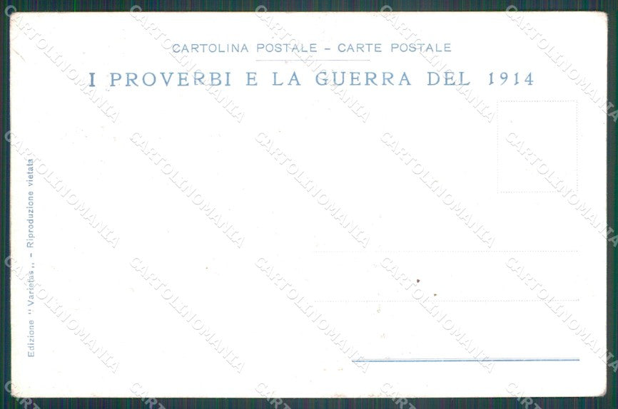 WW1 WWI Propaganda Savoia postcard XP3136 – retro