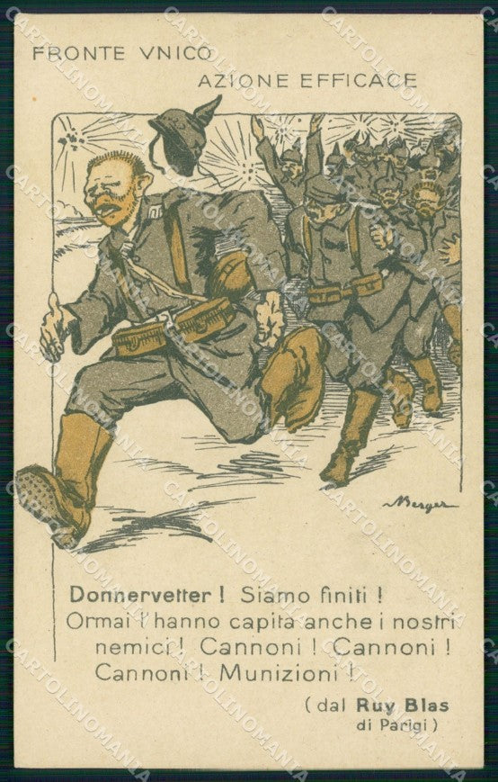 WW1 WWI Propaganda Kaiser Wilhelm postcard XP3183 – fronte