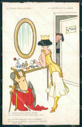 WW1 WWI Propaganda Make up Lady Powder Turkish Sultan postcard XP3184 – fronte