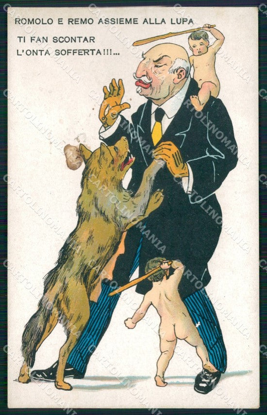WW1 WWI Propaganda Giolitti postcard XP3211 – fronte