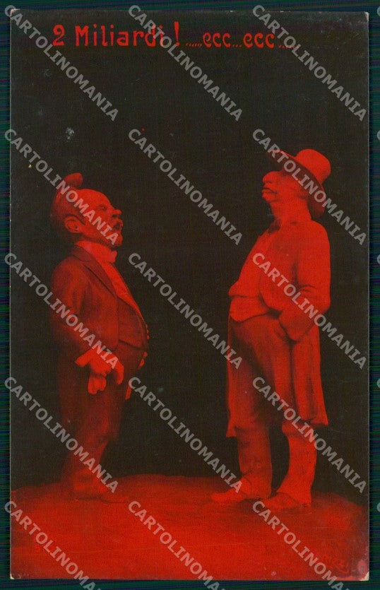 WW1 WWI Propaganda Giolitti postcard XP3215 – fronte