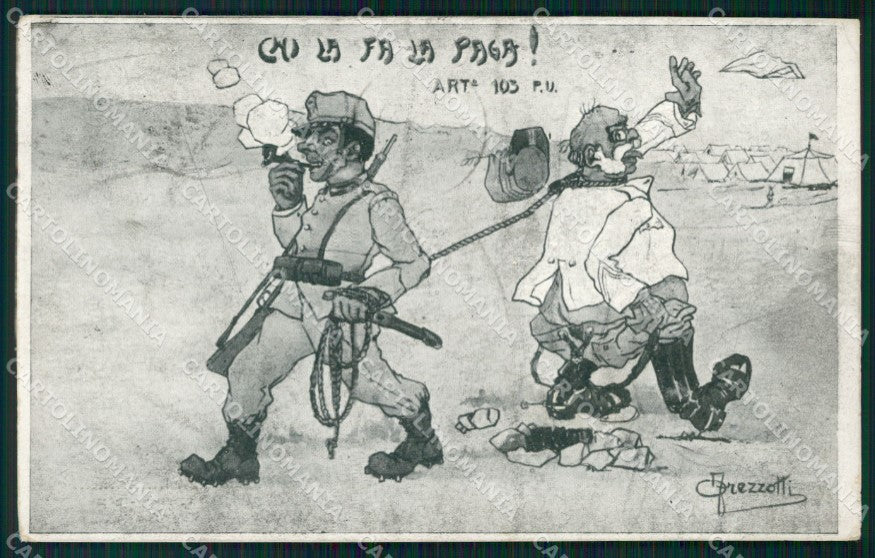 WW1 WWI Propaganda Kaiser Franz Joseph Frezzotti postcard XP3219 – fronte