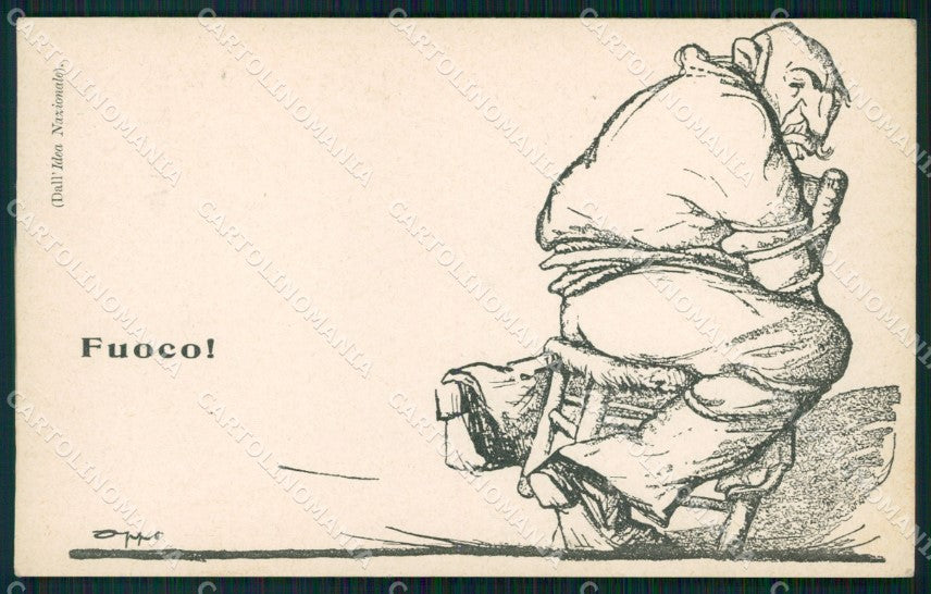 WW1 WWI Propaganda Giolitti postcard XP3222 – fronte
