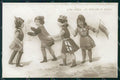 WW1 WWI Propaganda Kaiser Wilhelm Child CREASED postcard XP3231 – fronte
