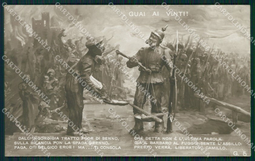 WW1 WWI Propaganda Kaiser Wilhelm postcard XP3238 – fronte