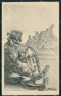 WW1 WWI Propaganda Artiglieria Malus postcard XP3245 – fronte