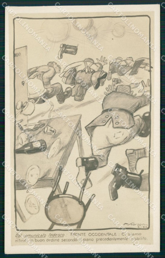 WW1 WWI Propaganda Scorzon postcard XP3265 – fronte