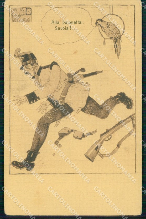 WW1 WWI Propaganda De Murtas postcard XP3268 – fronte