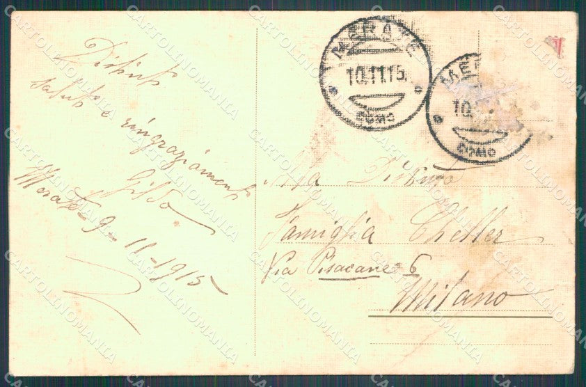 WW1 WWI Propaganda De Murtas CREASED postcard XP3269 – retro