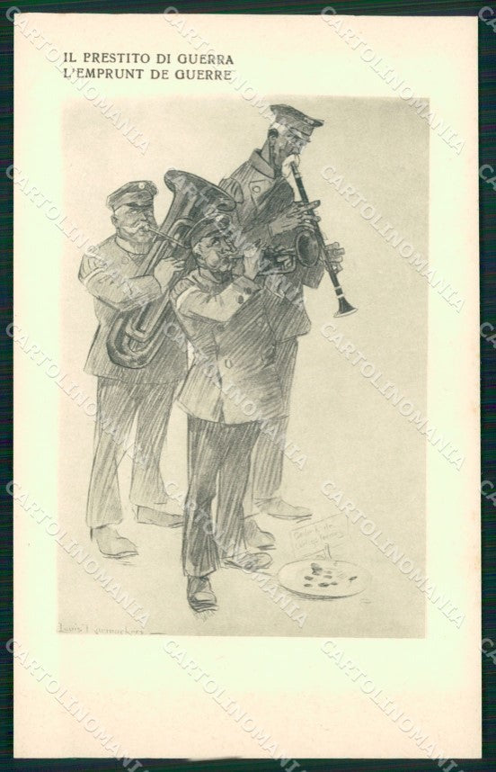 WW1 WWI Propaganda Raemaekers postcard XP3285 – fronte