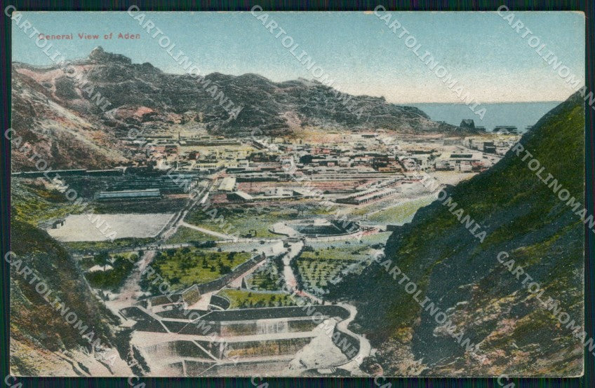 Yemen Aden Panorama postcard XP3303 – fronte