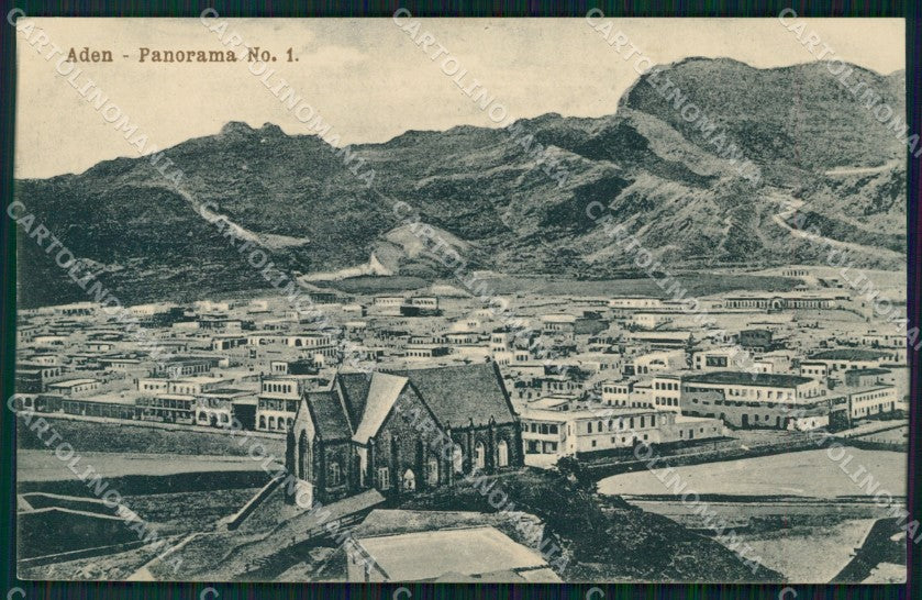 Yemen Aden Panorama postcard XP3304 – fronte