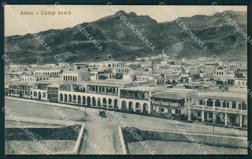 Yemen Aden Camp Town postcard XP3311 – fronte