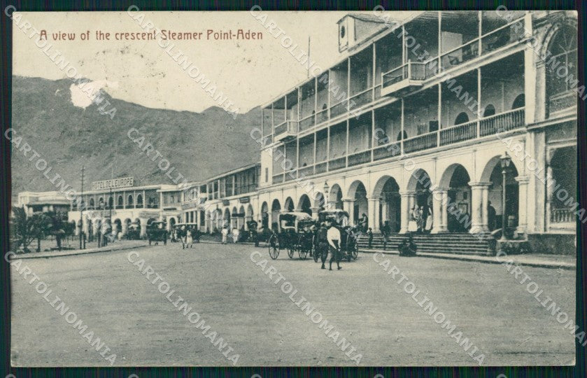Yemen Aden Steamer Point ABRADED postcard XP3321 – fronte