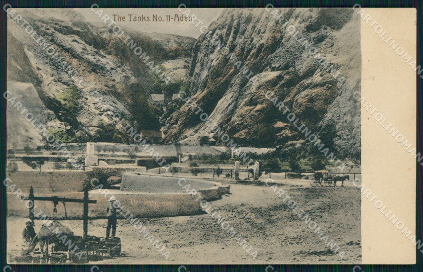 Yemen Aden Second Tank postcard XP3324 – fronte