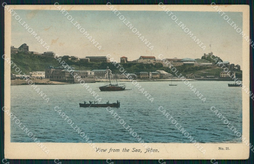 Yemen Aden View fron the Sea postcard XP3328 – fronte