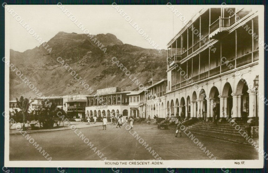 Yemen Aden Round The Crescent RPPC postcard XP3332 – fronte