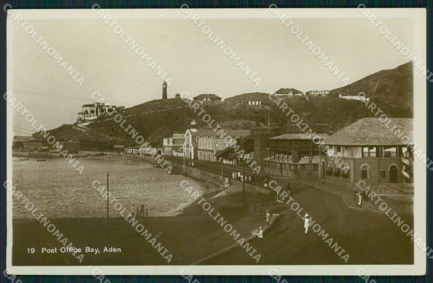 Yemen Aden Post Office Bay RPPC postcard XP3334 – fronte