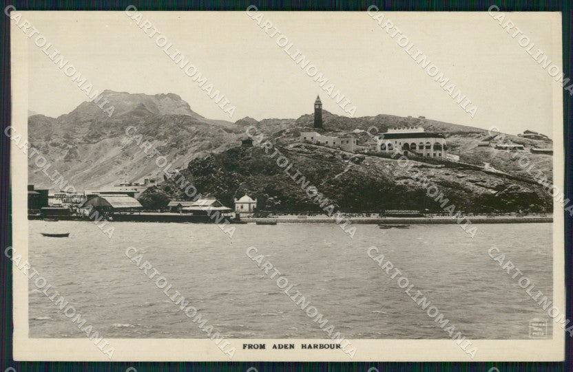 Yemen Aden Harbour RPPC postcard XP3357 – fronte