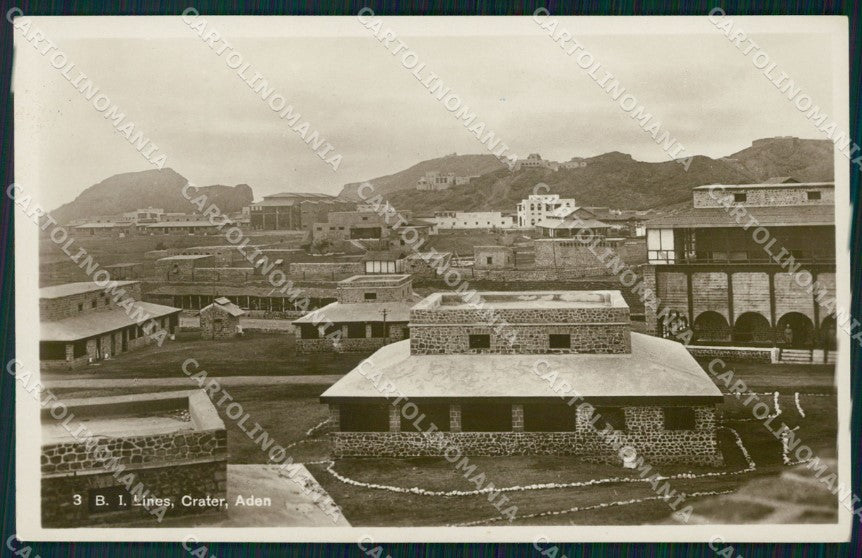 Yemen Aden Crater RPPC postcard XP3358 – fronte
