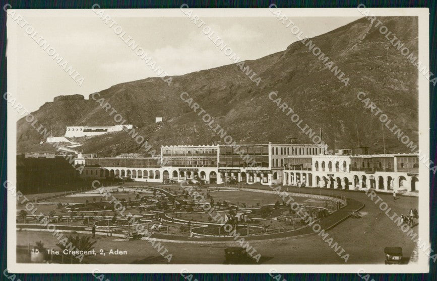 Yemen Aden The Crescent RPPC postcard XP3359 – fronte