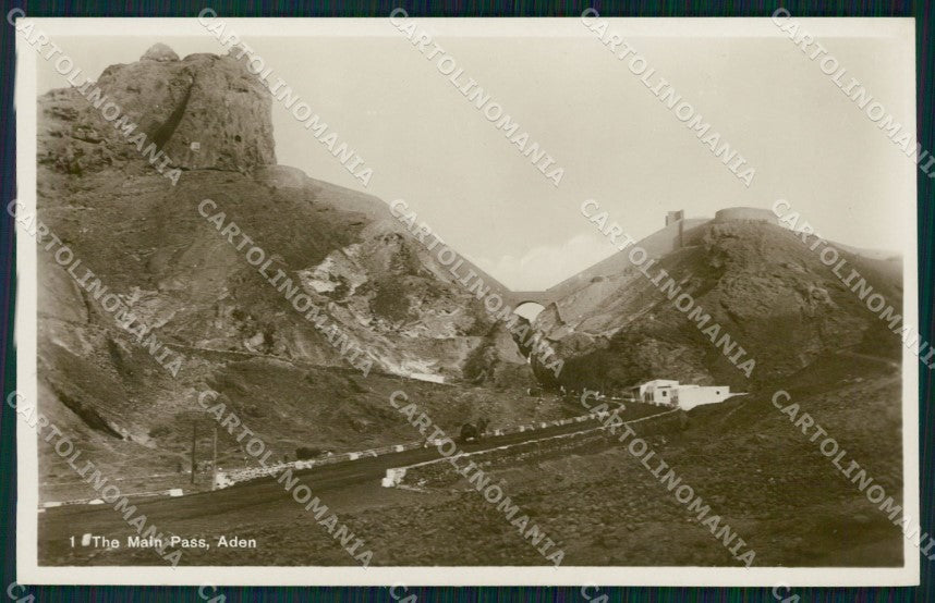 Yemen Aden The Main Pass RPPC postcard XP3361 – fronte