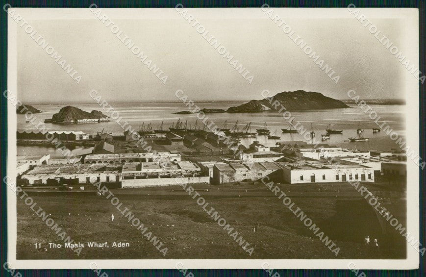 Yemen Aden The Maala Wharf RPPC postcard XP3362 – fronte