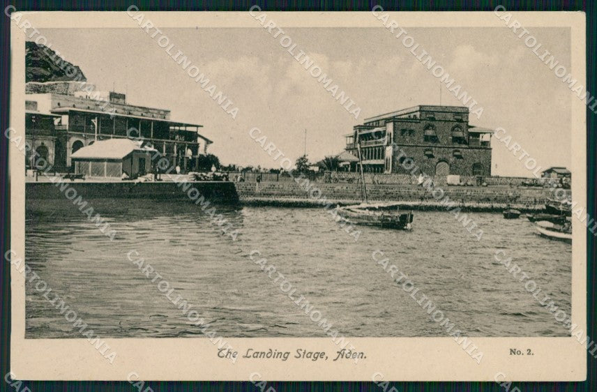 Yemen Aden The Landing Stage postcard XP3369 – fronte