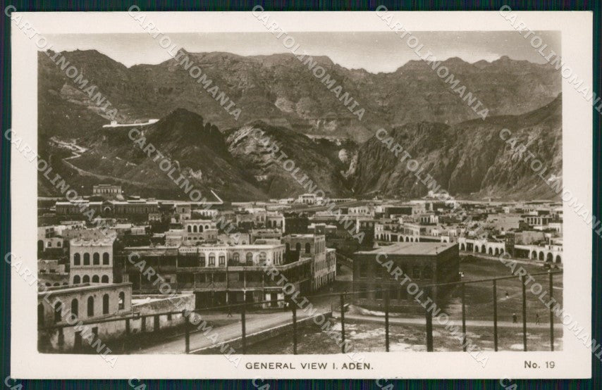 Yemen Aden General View RPPC postcard XP3370 – fronte