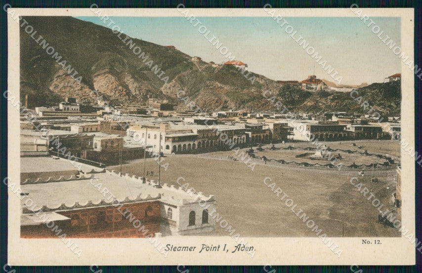 Yemen Aden Steamer Point postcard XP3372 – fronte