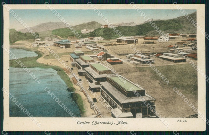 Yemen Aden Barracks postcard XP3373 – fronte