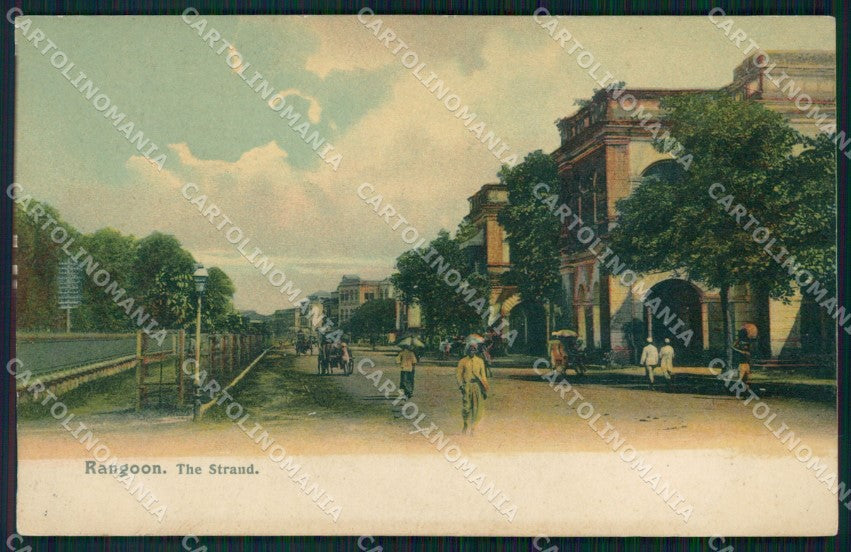 Myanmar Burma Yangon Rangoon The Strand postcard XP3390 – fronte