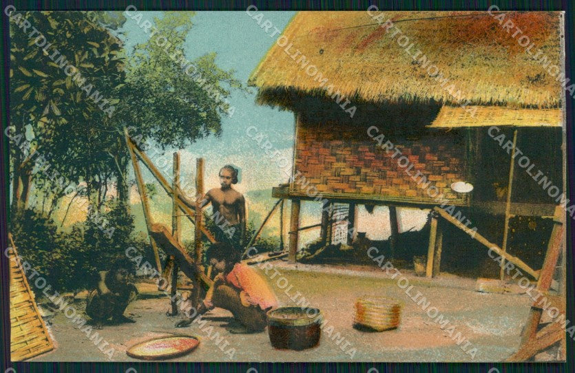 Myanmar Burma Ethnic Types Mission postcard XP3418 – fronte