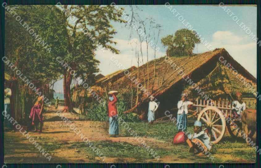 Myanmar Burma Ethnic Types Mission postcard XP3419 – fronte