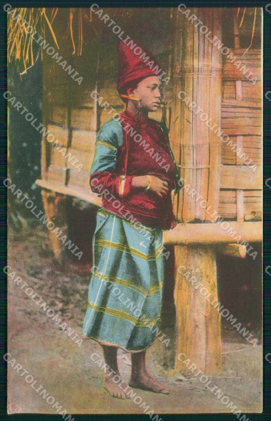 Myanmar Burma Ethnic Types Mission postcard XP3423 – fronte