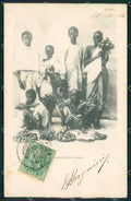 Yemen Aden Somali Fruit Dealers Ethnic Types postcard XP3435 – fronte