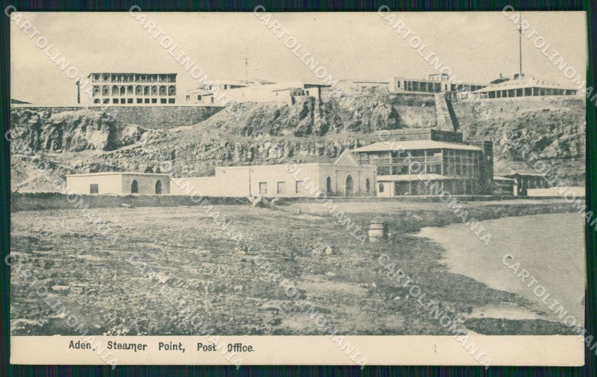 Yemen Aden Steamer Point Post Office postcard XP3440 – fronte